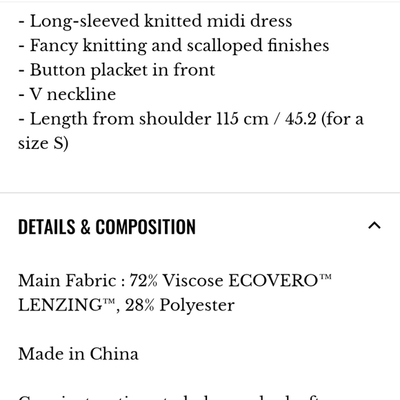 Nwt! Sezane Charlie Midi dress hazelnut - Picture 5 of 13